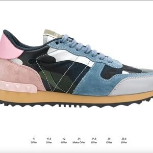 Valentino Wmns Rockstud 'Camo - Marine'